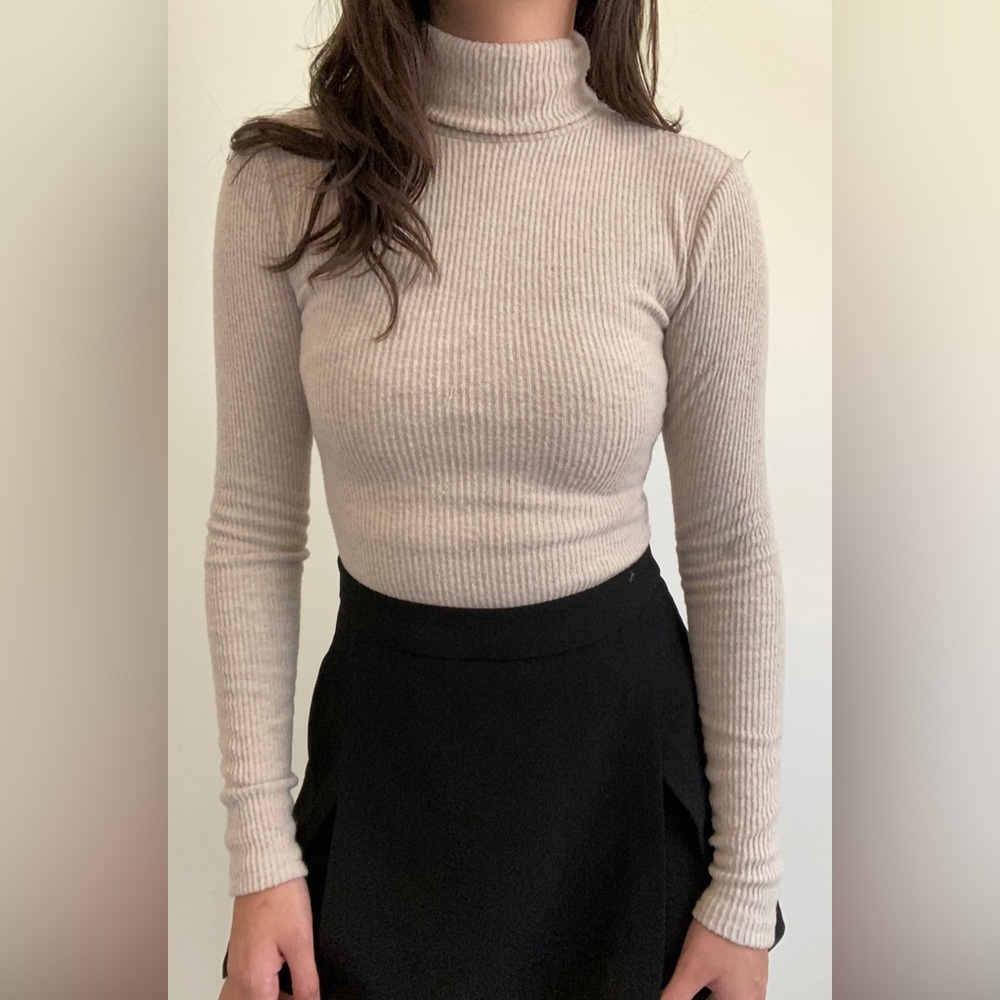 Forever21 Turtle Neck Knitted Body Suit
